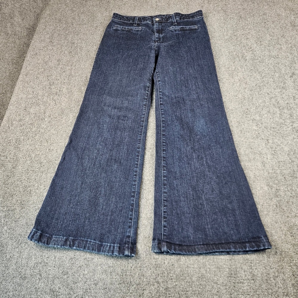 AG Adriano Goldschmied The Lana Wide Leg Trouser Jeans Dark Wash 31R PVC1654-FUY
